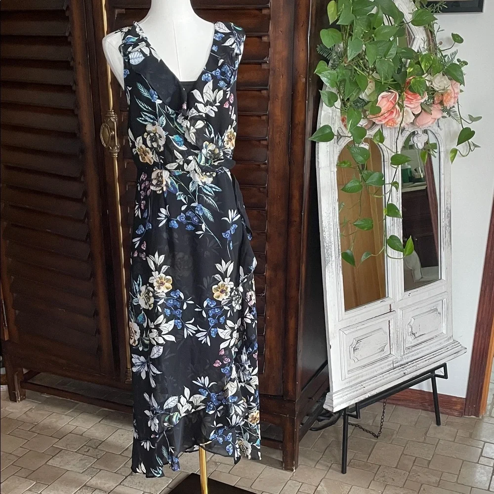 NWT Spenser Jeremy 2 Piece Black Maxi Dress Size 8 - Picture 2 of 12